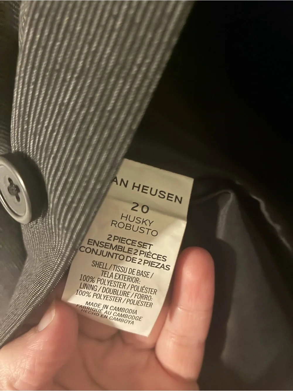Charcoal Gray Two-Button Suit